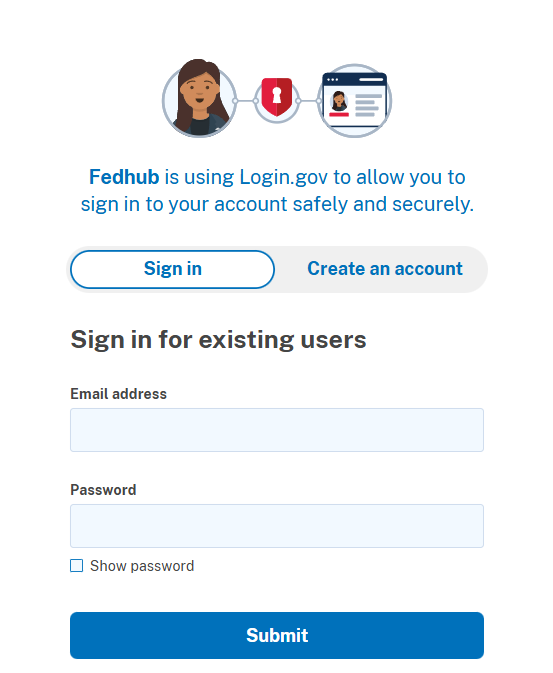 How to Log into FedHub with Login.gov Credentials